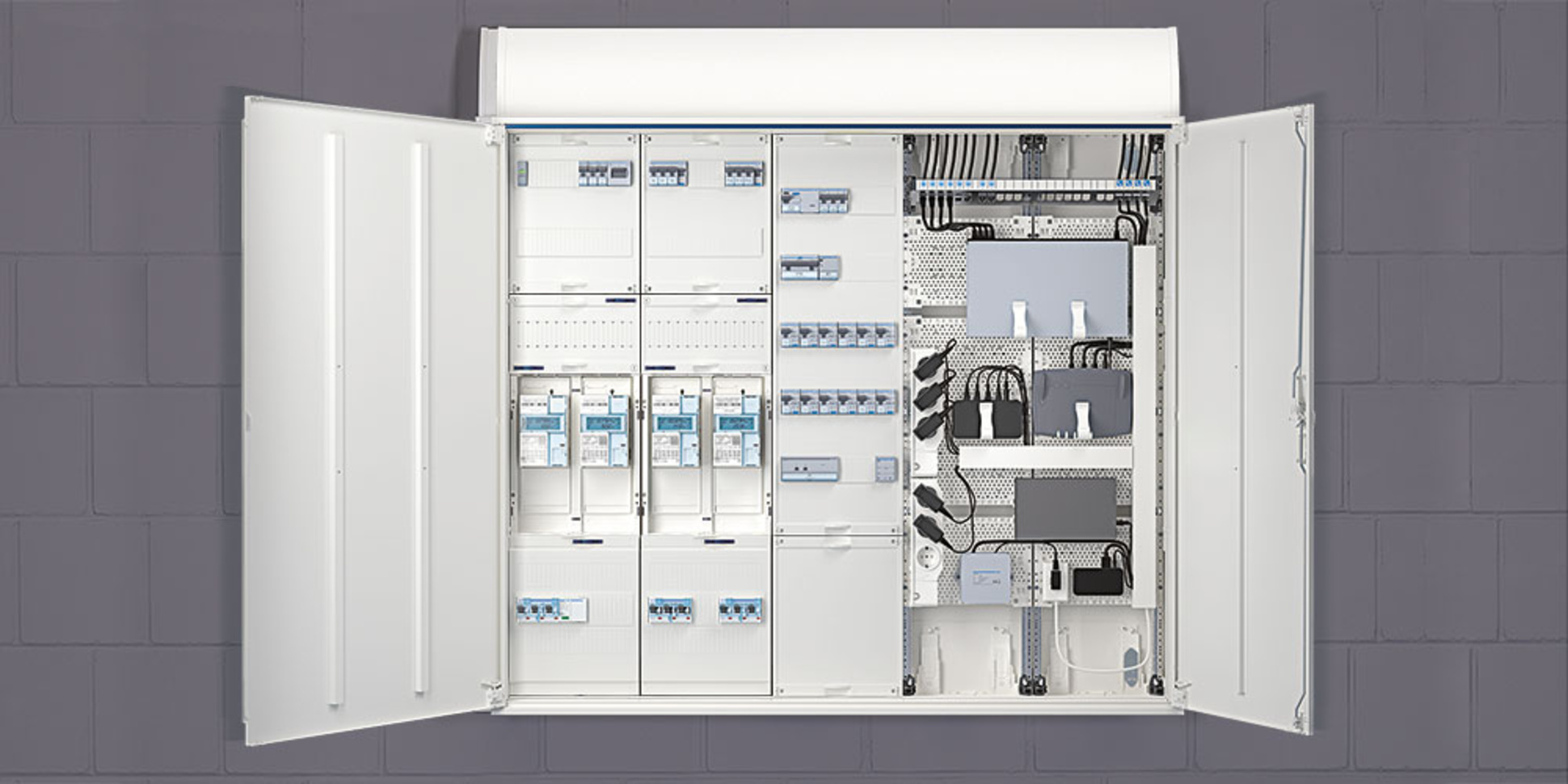 Technikzentrale bei Elektro Hess GmbH & Co. KG in Sachsen bei Ansbach